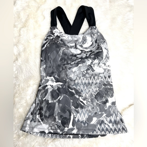 Prana Work Out Tank Top Built in Bra‎ Women Size S